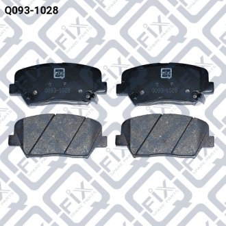 Колодки тормозные передние дисковые HYUNDAI AZERA (TG) 3.3 (G6DB) 2010.11- Q-FIX Q0931028