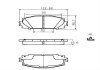 Колодки тормозные передние дисковые LEXUS CT (ZWA10_) 200H (ZWA10_) 12.2010 - Q-FIX Q0931296 (фото 2)