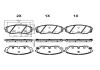 Фото автозапчасти колодки тормозные передние дисковые KIA SORENTO II (XM) 2.0 CRDI 11.2010 - Q-FIX Q093-1319 (фото 1)