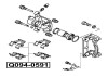 Фото автозапчастини комплект монтажний гальмівних колодок MITSUBISHI CHALLENGER (K90) 3.0 V6 (K96W) (6G72 (SOHC 24V)) 1998.11- Q-FIX Q094-0591 (фото 2)