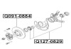 Фото автозапчасти подшипник ступичный передний CHEVROLET MATIZ (M200, M250) 0.8 (F8CV) 2005.03- Q-FIX Q1270829 (фото 2)