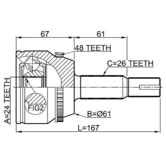 Фото автозапчастини шрус зовнішній Q-FIX Q131-0104