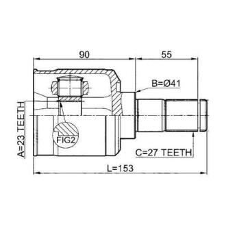 Фото автозапчастини шрус внутрішній лівий HYUNDAI GETZ 2002-2011 Q-FIX Q131-0574