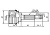 Фото автозапчастини шрус зовнішній TOYOTA CALDINA CT196/ET196/CT197 1992-2002 Q-FIX Q1310612 (фото 2)