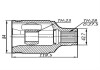 Фото автозапчасти шрус внутренний правый MAZDA 626 III BREAK (GV) 2.0 D COMPREX (RF-CX) 1993.05-1996.11 Q-FIX Q1311040 (фото 2)