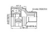 Фото автозапчастини шрус зовнішній AUDI A4 (8K2, B8) 1.8 TFSI 01.2008 - 12.2015 Q-FIX Q131-1576 (фото 1)