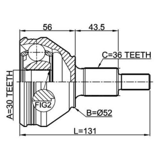 Фото автозапчастини шрус зовнішній SEAT CORDOBA (6L2) 1.6 16V 11.2006 - 11.2009 Q-FIX Q131-1617