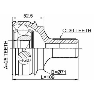 Фото автозапчасти шрус наружный MERCEDES-BENZ C-CLASS (W204) C 230 4-MATIC (204.085) 07.2007 - 01.2014 Q-FIX Q131-1630 (фото 1)