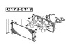 Фото автозапчасти радиатор охлаждения MITSUBISHI ASX GA1W Q-FIX Q172-0113 (фото 2)