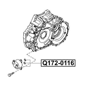 Фото автозапчасти радиатор масляный MAZDA 3 (BM) 1.5 09.2013 - Q-FIX Q172-0116