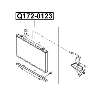 Фото автозапчасти радиатор охлаждения MAZDA CX-5 (KE, GH) 2.0 11.2011 - Q-FIX Q172-0123