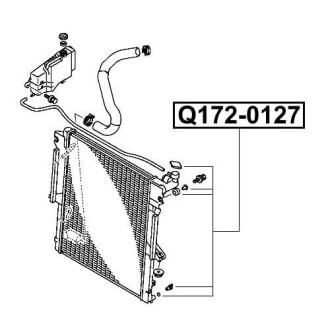 Фото автозапчасти радиатор охлаждения акпп MITSUBISHI L 200 (KB_T, KA_T) 2.5 DI-D (KA4T) (4D56 HP) 2010.04- Q-FIX Q172-0127 (фото 1)
