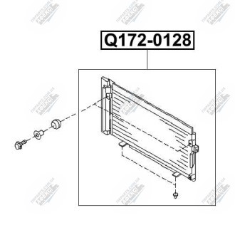 Фото автозапчастини радіатор кондиціонера SUBARU FORESTER (SH_) 2.0 AWD 01.2008 - 09.2013 Q-FIX Q172-0128