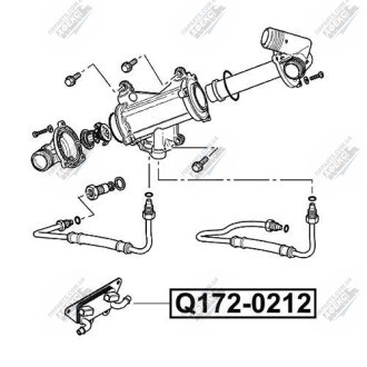 Фото автозапчасти радиатор охлаждения (маслоохладитель) Q-FIX Q172-0212
