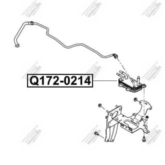 Фото автозапчасти радиатор охлаждения (маслоохладитель) Q-FIX Q172-0214