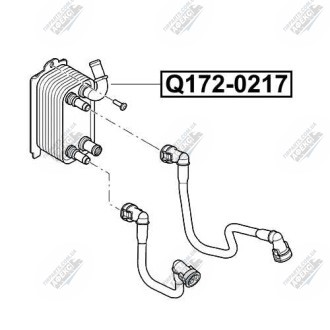 Фото автозапчасти радиатор масляный FORD C-MAX II (DXA / CB7, DXA / CEU) 1.0 ECOBOOST 10.2012 - Q-FIX Q172-0217