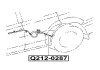 Фото автозапчасти датчик abs задний левый LEXUS LX (UZJ100) 470 09.2001 - 03.2008 Q-FIX Q212-0287 (фото 2)