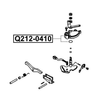 Фото автозапчастини датчик селектора акпп MITSUBISHI GALANT DJ1A/DJ3A/DJ5A 2006-2012 Q-FIX Q212-0410