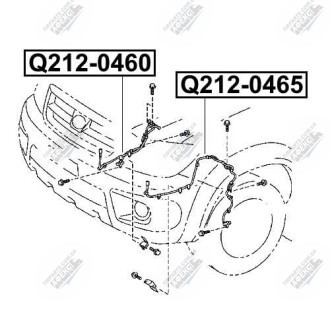 Фото автозапчасти датчик abs передний левый Q-FIX Q212-0465