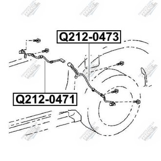 Фото автозапчастини датчик abs задній лівий Q-FIX Q212-0473 (фото 1)