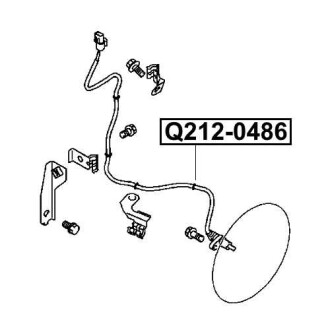 Фото автозапчастини датчик abs передній лівий Q-FIX Q212-0486