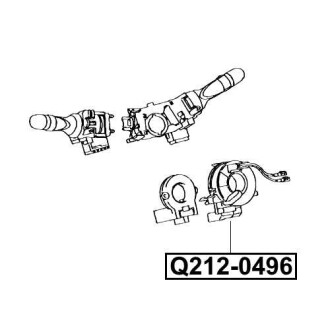 Фото автозапчастини контактна група air-bag Q-FIX Q212-0496