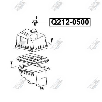 Фото автозапчасти датчик расхода воздуха TOYOTA ECHO VERSO (_NLP2_, _NCP2_) 1.3 (NCP22) (2NZ-FE) 2002.11-2005.09 Q-FIX Q212-0500