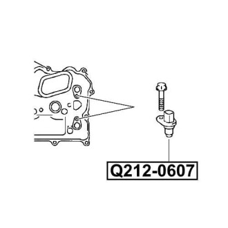 Фото автозапчасти датчик положения коленвала LEXUS IS III (GSE3_, AVE3_) 200T (8AR-FTS) 2015.06- Q-FIX Q212-0607