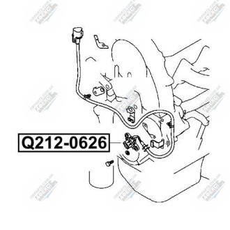 Фото автозапчасти датчик положения коленвала MITSUBISHI CARISMA (DA_) 1.6 (DA1A) 07.1995 - 06.2006 Q-FIX Q212-0626