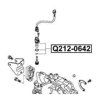 Фото автозапчасти датчик скорости MITSUBISHI CARISMA (DA_) 1.6 (DA1A) 05.1997 - 06.2006 Q-FIX Q212-0642