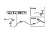 Фото автозапчасти датчик abs задний правый MAZDA CX-7 (ER) 2.2 MZR-CD AWD 01.2012 - 03.2013 Q-FIX Q212-0671 (фото 2)