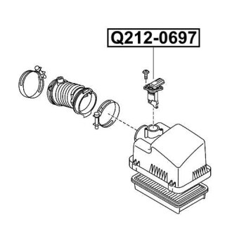 Фото автозапчастини датчик витрати повітря Q-FIX Q212-0697