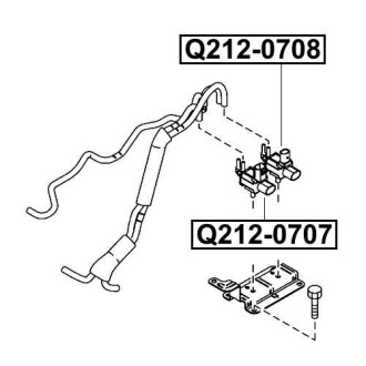 Фото автозапчастини коректор нагнітаючого повітря MAZDA 6 GH 2008-2013 Q-FIX Q212-0708 (фото 1)