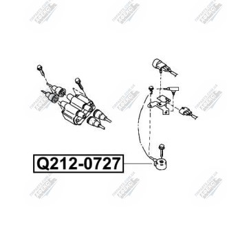 Фото автозапчастини датчик детонації SUBARU ALCYONE SVX (CX) 3.3 AWD (EG33 DOHC) 1994.02-1997.12 Q-FIX Q212-0727