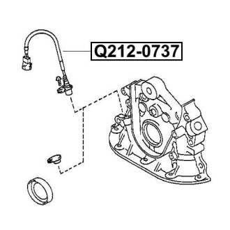 Фото автозапчасти датчик положения коленвала TOYOTA AVENSIS (_T22_) 1.6 (AT220_) (4A-FE) 1997.09-2000.10 Q-FIX Q212-0737