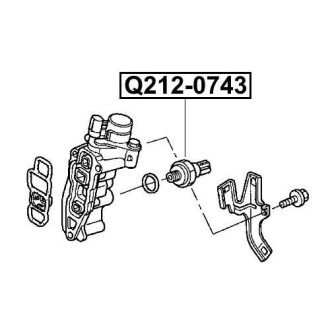 Фото автозапчастини датчик тиску масла HONDA BALLADE VIII SALOON (FD, FA) 1.8 (R18A1) 2005.09-2012.02 Q-FIX Q212-0743