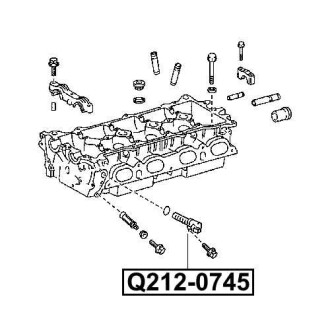 Фото автозапчастини клапан vvt-i (зміни фаз грм) TOYOTA AURIS (_E15_) 1.4 (ZZE150_) 03.2007 - 09.2012 Q-FIX Q212-0745