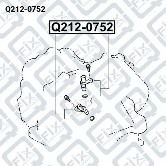 Датчик скорости TOYOTA 4 RUNNER (KZN18_, VZN18_, RZN18_) 2.7 (3RZ-FE) 1995.11-2002.07 Q-FIX Q212-0752 (фото 1)