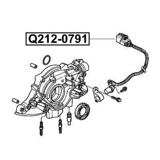 Фото автозапчасти датчик положения коленвала HONDA BALLADE VI SALOON (EJ, EK) 1.4 (D14A4) 1995.11-1998.10 Q-FIX Q212-0791