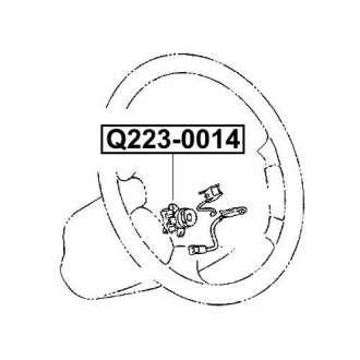 Фото автозапчастини контактна група TOYOTA AVENSIS AT22#/AZT220/CDT220/CT220/ST220/ZZT22# 1997-2003 Q-FIX Q223-0014