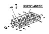 Фото автозапчастини болт головки блоку циліндрів MITSUBISHI COLT CZC Кабриолет (RG) 1.5 TURBO (Z23) 05.2006 - 07.2009 Q-FIX Q291-0038 (фото 1)