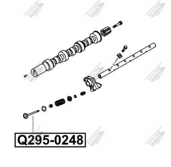 Фото автозапчастини клапан випускний MITSUBISHI GALANT DJ1A/DJ3A/DJ5A 2006-2012 Q-FIX Q295-0248