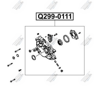 Фото автозапчастини насос масляний HYUNDAI GALLOPER II (JK-01) 2.5 TCI D 08.1998 - 12.2003 Q-FIX Q299-0111