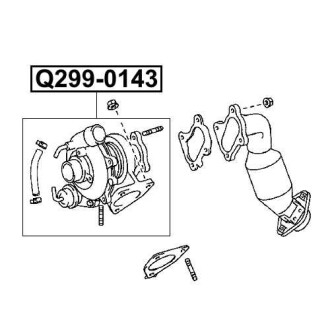 Фото автозапчасти турбокомпрессор в сборе TOYOTA HILUX (VIGO) III PICKUP (KUN_, TGN_, LAN_, GGN_) 2.5 D-4D (2KD-FTV) 2007.12- Q-FIX Q299-0143 (фото 1)