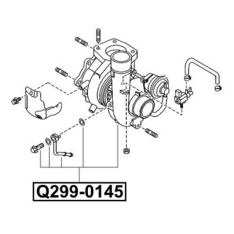 Фото автозапчастини турбокомпресор у зборі MAZDA CX-7 (ER) 2.3 MZR DISI TURBO (L3-VDT) 2007.10- Q-FIX Q299-0145