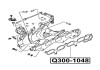 Фото автозапчастини прокладка впускного колектора MITSUBISHI GALANT седан (DJ_, ED_, EF_) 2.4 10.2003 - Q-FIX Q300-1048 (фото 2)