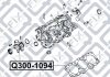 Прокладка гбц CHRYSLER LE BARON Кабриолет 3.0 I V6 01.1990 – 12.1996 Q-FIX Q300-1094 (фото 2)