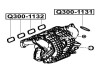 Фото автозапчасти прокладка впускного коллектора CHEVROLET BLAZER S10 2.8 10.1985 - 09.1993 Q-FIX Q300-1132 (фото 1)