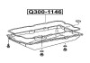 Фото автозапчасти прокладка поддона акпп LEXUS GS (GRS19_, UZS19_, URS19_, GWS19_) 300 (GRS195_, GRS190_) (3GR-FSE) 2005.04-2011.11 Q-FIX Q300-1146 (фото 1)