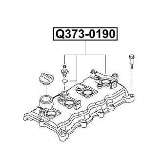 Фото автозапчастини крашка клапанів NISSAN X-TRAIL (T31) 2.5 (QR25DE) 2011.09- Q-FIX Q373-0190